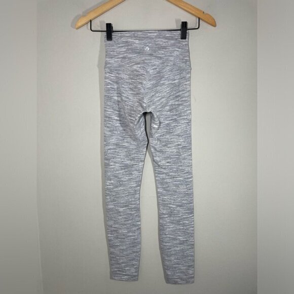 Lululemon Wunder Under Hi-Rise Tight Wee Are From Space Ice Grey Alpine size 2 - Picture 4 of 9